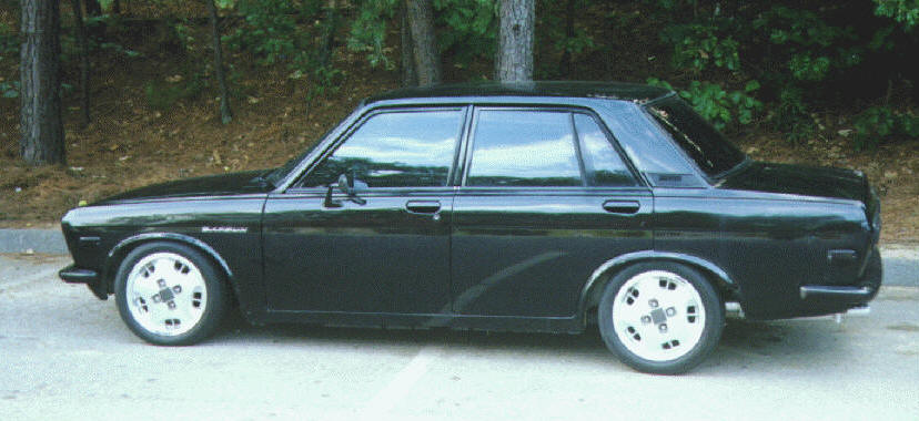 Black 1970 Datsun 510