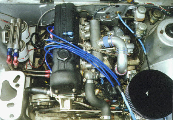 1970 Datsun 510 Turbo engine