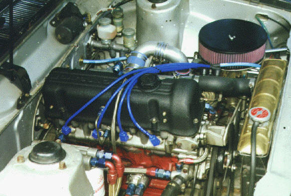 1970 Datsun 510 Turbo engine