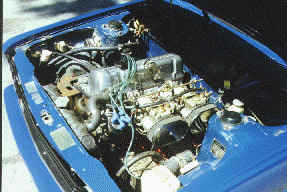 1972 Datsun 510 2-liter engine