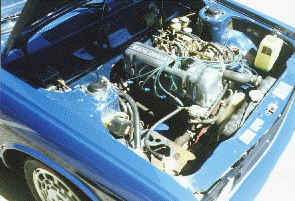 1972 Datsun 510 2-liter engine
